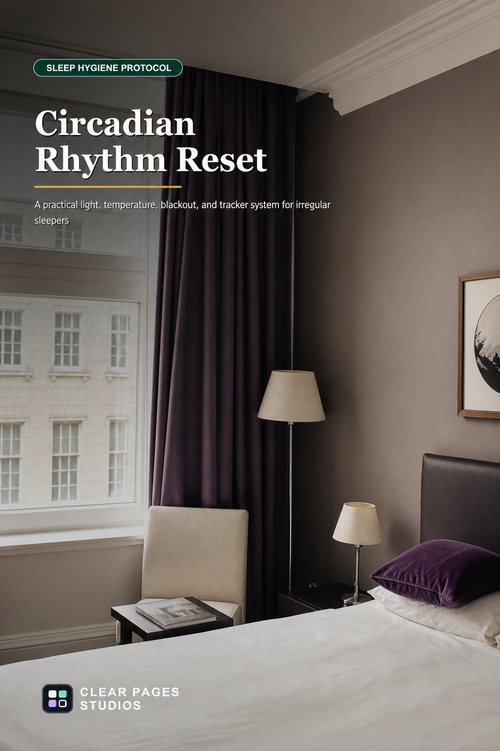 Circadian Rhythm Reset: The Sleep Hygiene Protocol