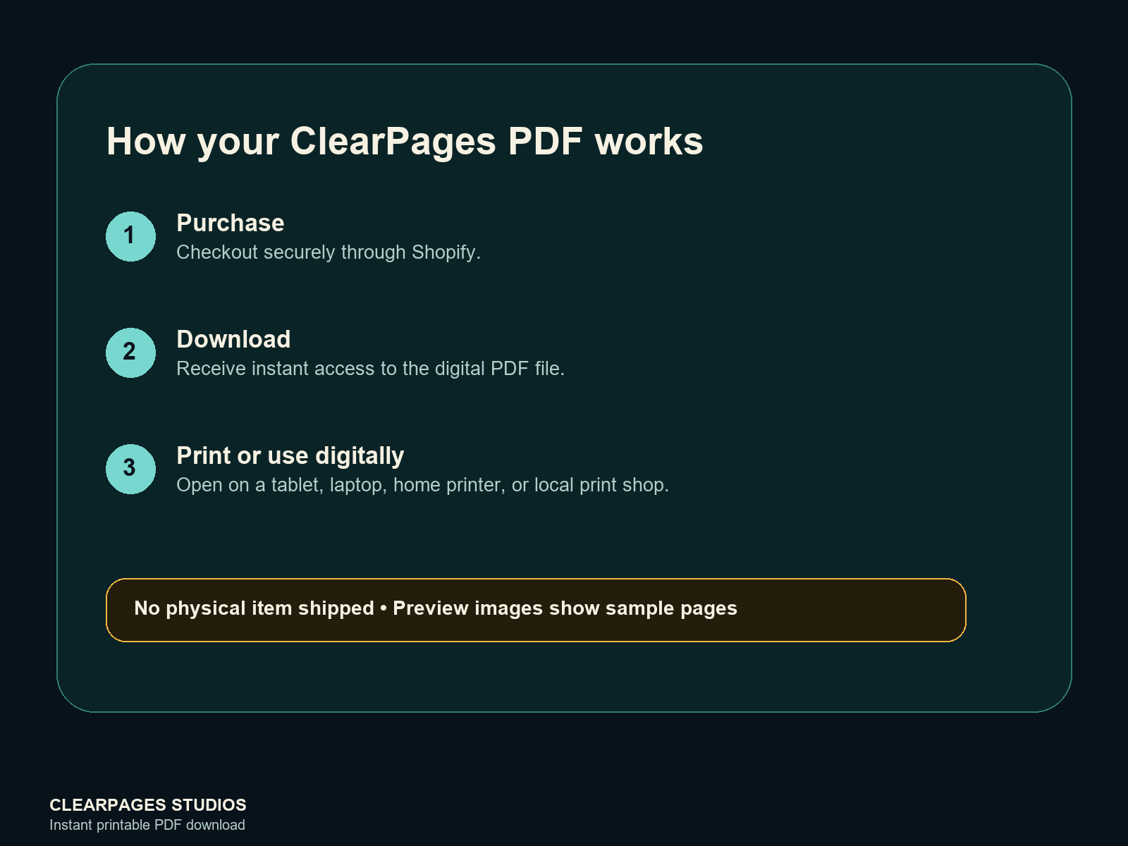 The Small Business AI Automation Playbook — ClearPages preview: digital download info